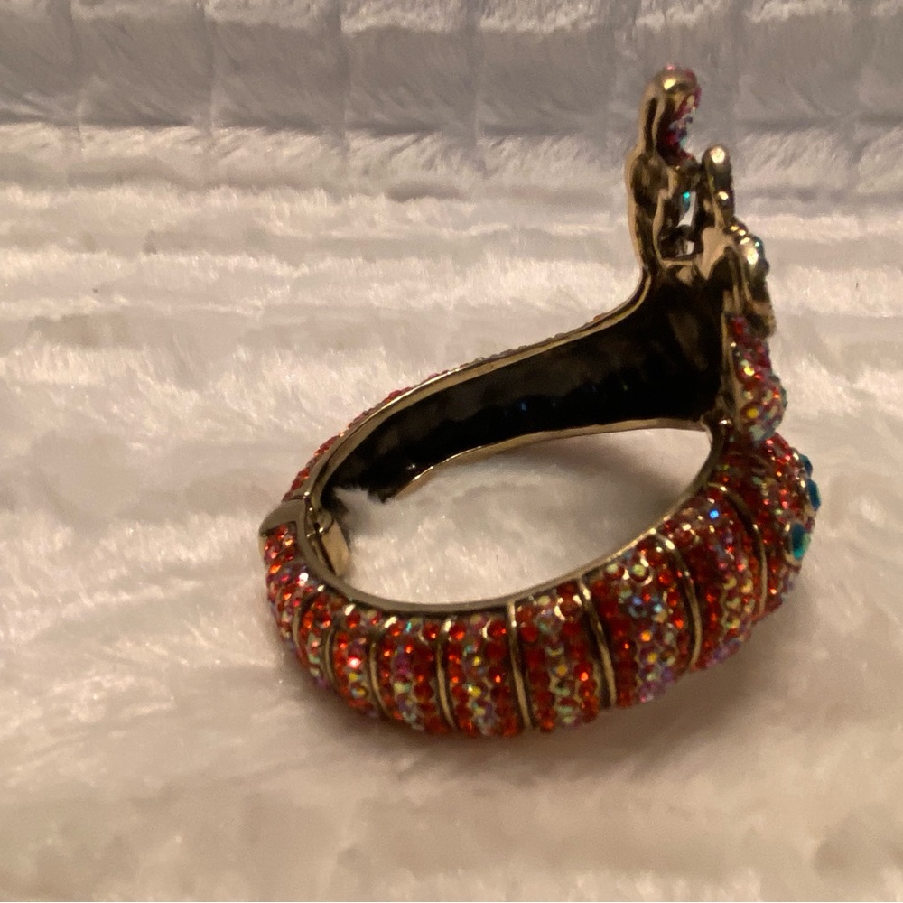 Heidi Daus Red and Blue Lobster Crystal Bracelet - Picture 5 of 6